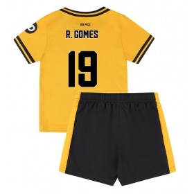 Wolves Rodrigo Gomes #19 Hjemme skjorte til barn 2024-25 Kortermet (+ korte bukser)